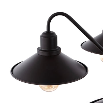 Cade 34.25" Metal Farmhouse Industrial LED Pendant - JONATHAN Y